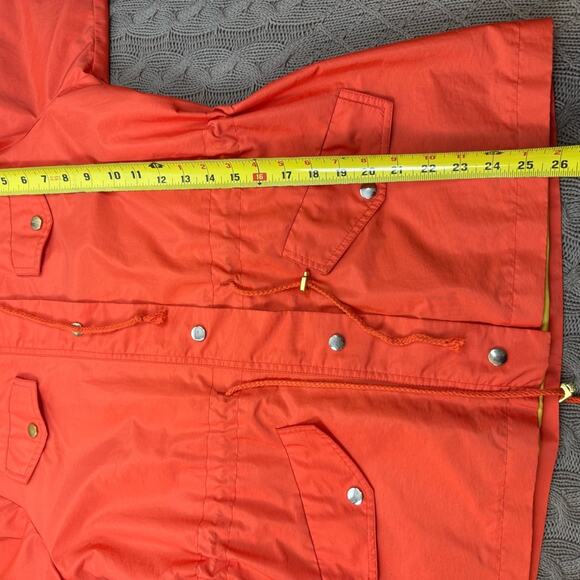 Boston Proper Hooded Vibrant Orange Utility Jacket - Picture 12 of 13